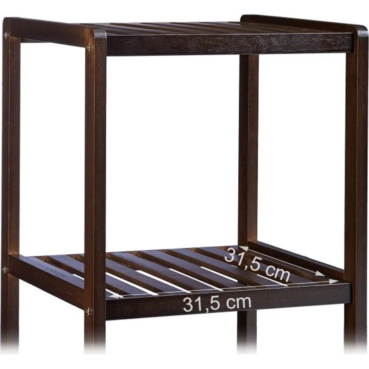 Relaxdays Bambus Badregal mit 3 Ablageflächen – Bild 5