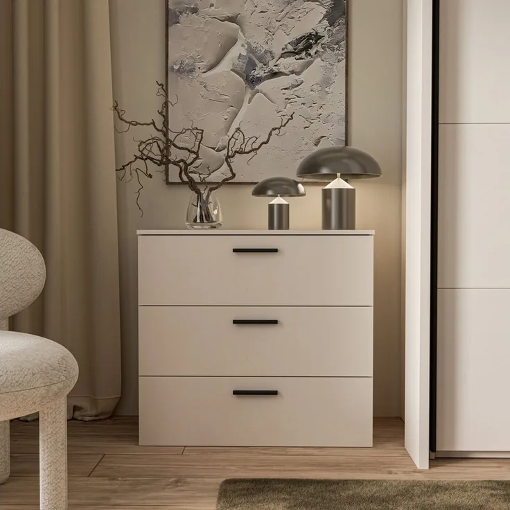 FORTE Kommode Ingalil, B/H/T 80,2/73,8/41,3