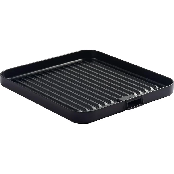 Cadac gerippte Universal-Grillplatte mit Griff für 2-Cook 3, Aluminium schwarz, 25 x 27 x 3,5 cm – Bild 4