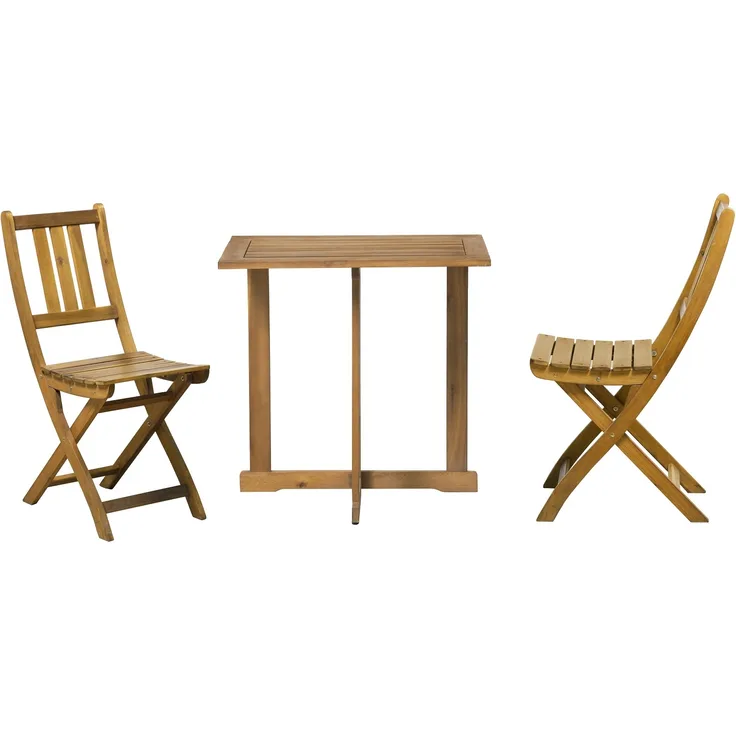 Garten Sitzgruppe massiv Essgruppe Balkon Terrasse Holz Gartenstuhl Gartentisch