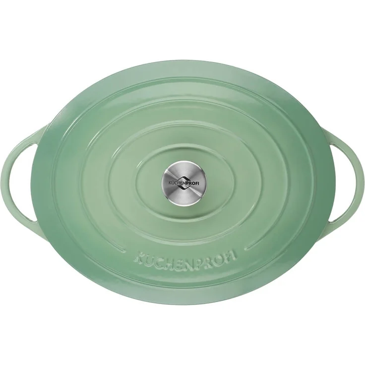 Bratentopf oval, 33 cm jade – Bild 2