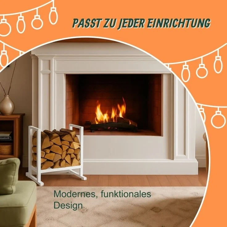 Modernes Kaminholzregal aus Metall 10051697_49 – Bild 3