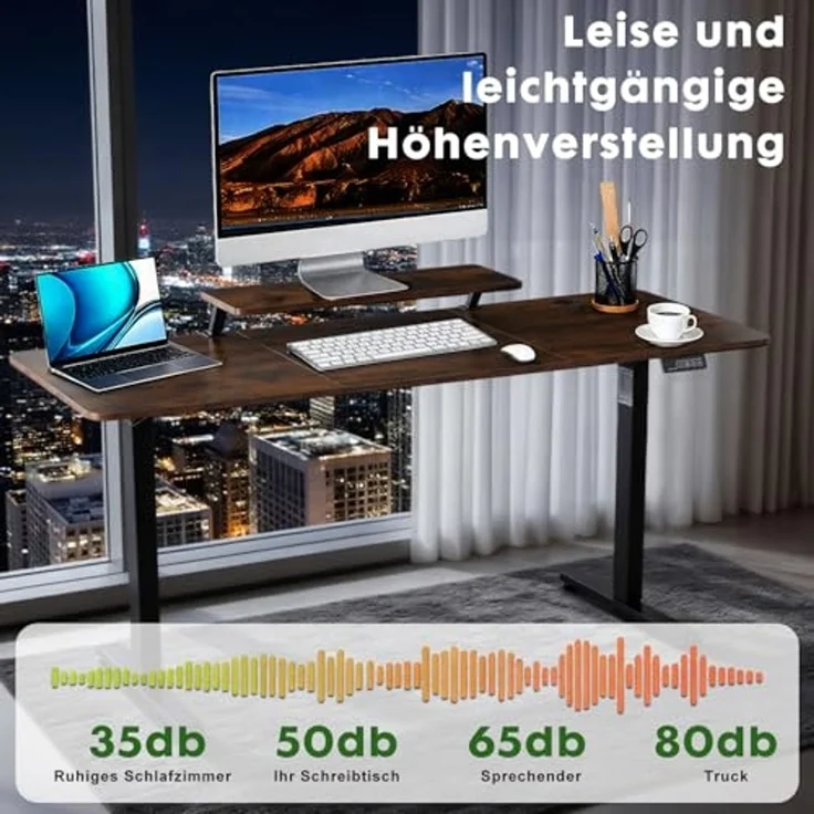 DUMOS Schubkastenkommode Stoffkommode mit 4 Schubladen,Aufbewahrungsschrank, mit vier Schubladen für geschlossenen Stauraum – Bild 4