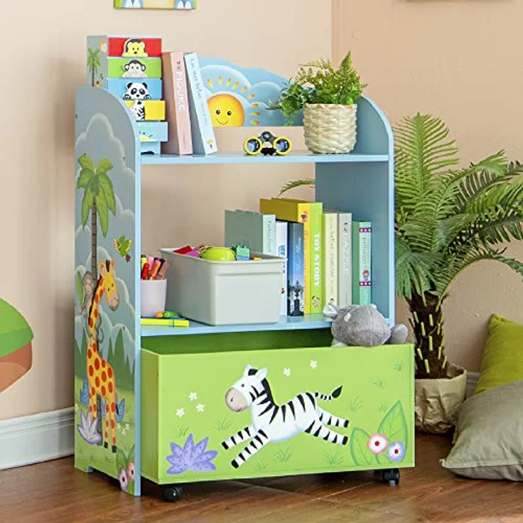 Fantasy Fields Sunny Safari Toy Organizer mit dem Rolling Storage Box TD-13219A – Bild 6
