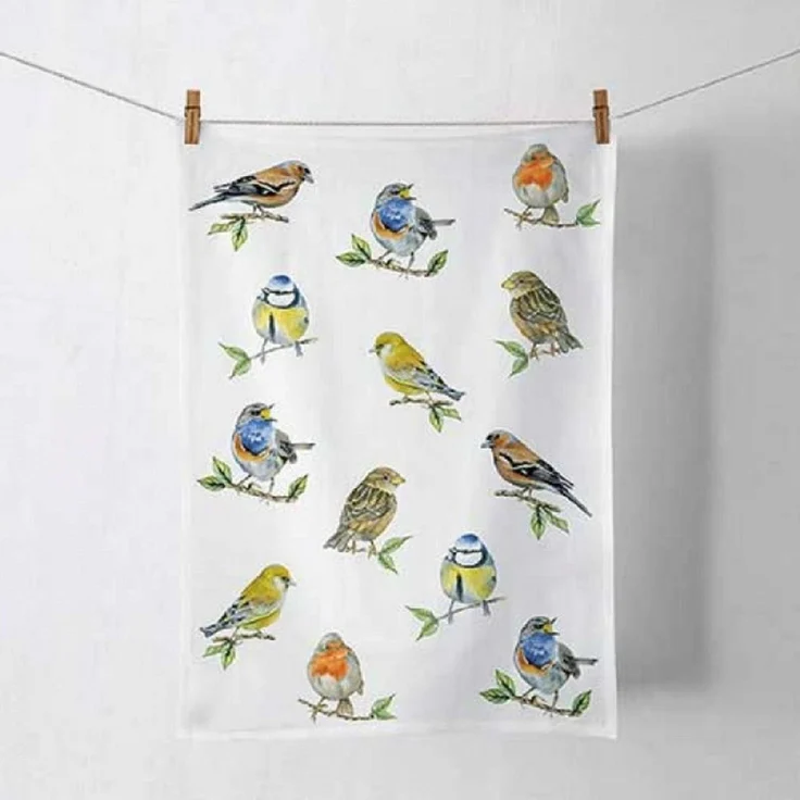 Ambiente Luxury Paper Products Geschirrtuch Blumen, Tücher, Handtuch Kollektion ca. 50x70cm aus Baumwolle, (1-tlg), Dekoration, Geschirrtuch / Küchentuch / Ideal als Geschenk – Bild 2