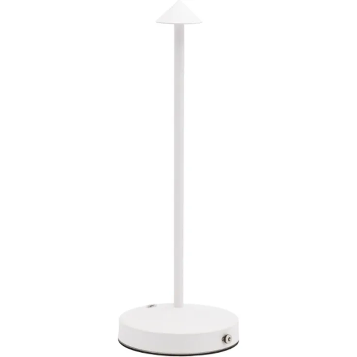 Securit® LED-Tischleuchte ANGELINA inkl. Schnellanschluss-Ladekabel weiß