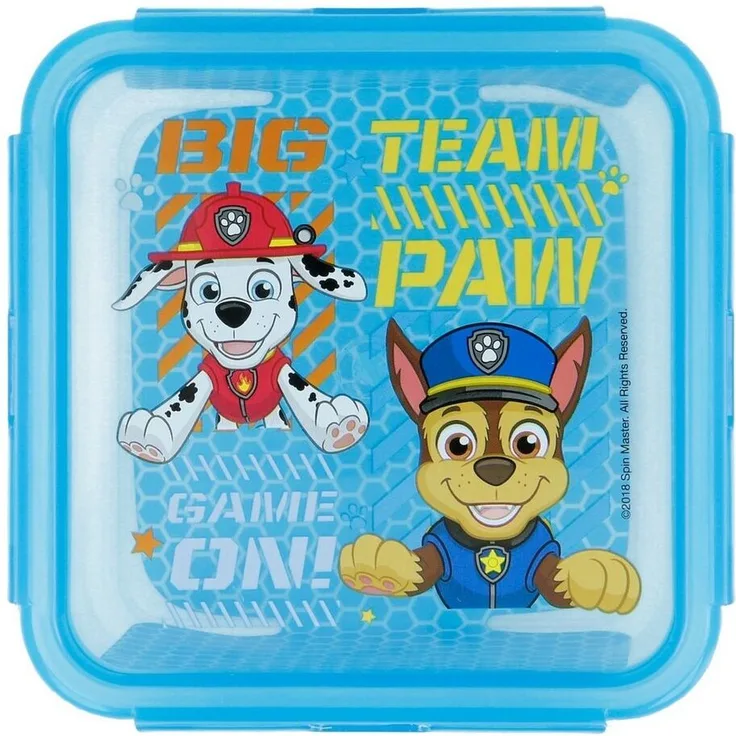 Paw Patrol Lunchbox – Quadratischer Brotdose Behälter 730 ml für Kinder