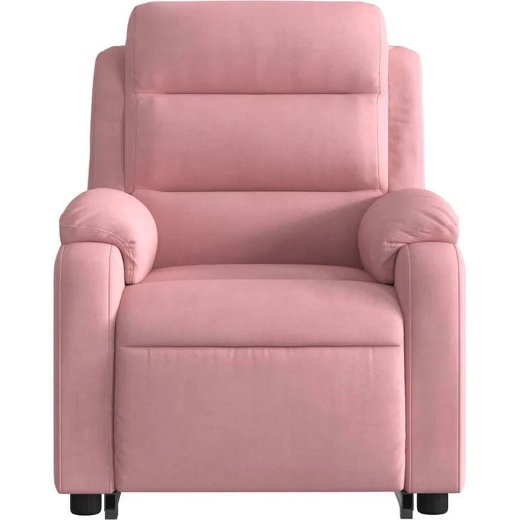 vidaXL Massagesessel mit Aufstehhilfe Rosa Samt 3205107 – Bild 8
