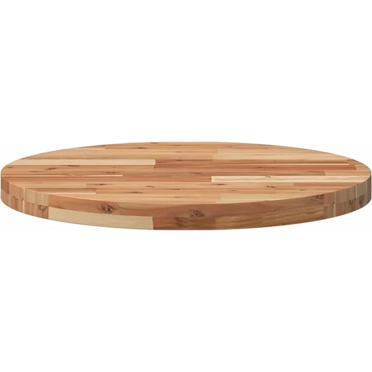 vidaXL Tischplatte Rund Ø60x4 cm Massivholz Akazie 4008702 – Bild 4