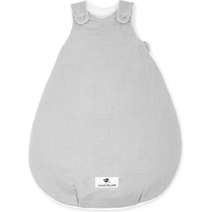 Julius Zöllner Babyschlafsack Musselin grau 68/74