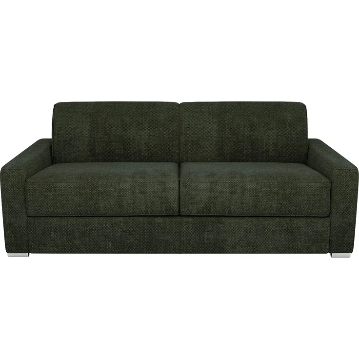Vente-unique - CALITO - Schlafsofa - Plastik - Kunststoff (PVC), Metall - Grün - 214 x 223 x 85 cm – Bild 4