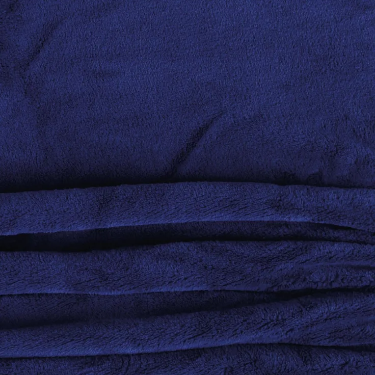 Kuscheldecke supersofte Tagesdecke vielseitig verwendbare Microfaser-Decke, flauschig und anschmiegsam in vielen verschiedenen modischen Farben erhältlich (blau - mittelblau / 70x100 cm)