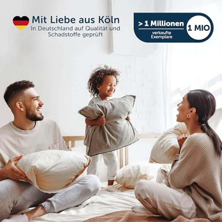 Blumtal® Matratzenschoner 180x200 cm - Oeko-Tex zertifizierte Inkontinenzunterlage waschbar - wasserdichte Matratzenauflage 180x200 - Matratzenschutz wasserdicht - Matrazenschoner180/200 - Nässeschutz – Bild 8