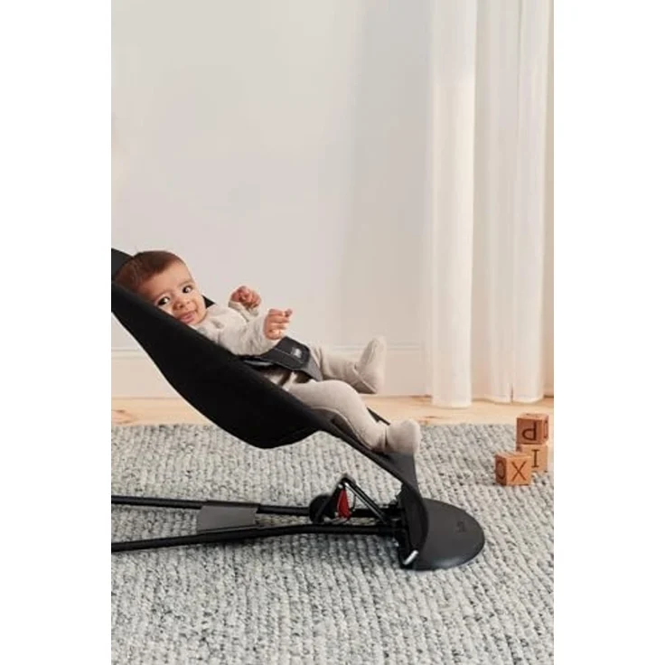 BabyBjörn Bouncer Balance Soft, gewebt, schwarz/dunkelgrau – Bild 4