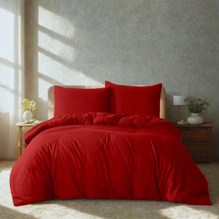 Komfortec Bettwäsche Premium, 135 x 200 bis 220 x 240 cm, 6 verschiedene Größen zur Auswahl, gebürstet 100% Mikrofaser, 3 teilig, Superweiches Bettwäsche-Set, Knitterfrei, Atmungsaktiv – Bild 1
