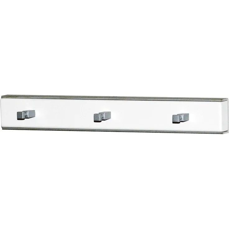 Java Exclusiv 56010 Garderobe 36 x 5 x 2.5 cm, weiß-glanz