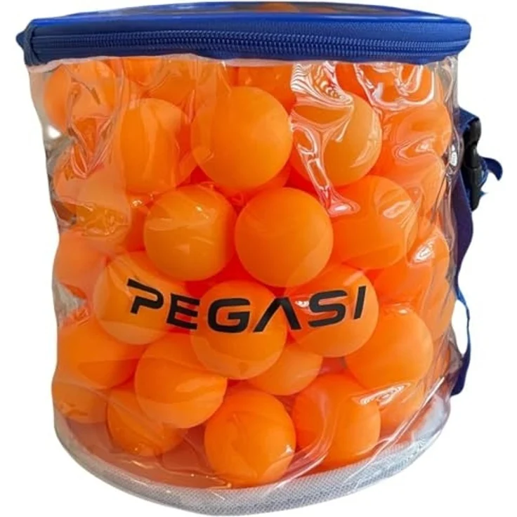 Tischtennisbälle 100Stk. Orange | Markenlos – Bild 1