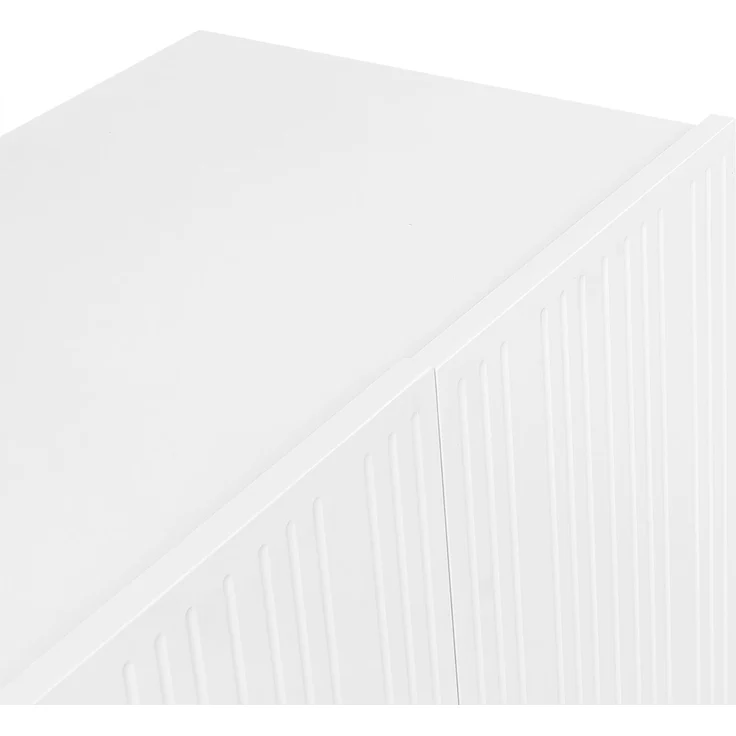 ZUBALIYA Sideboard 120x37,5x80,8 cm, aus MDF, Weiß – Bild 17