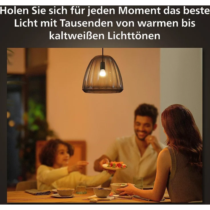 Philips Hue White Amb. E14 Luster Tropfen Einzelpack 470lm – Bild 6