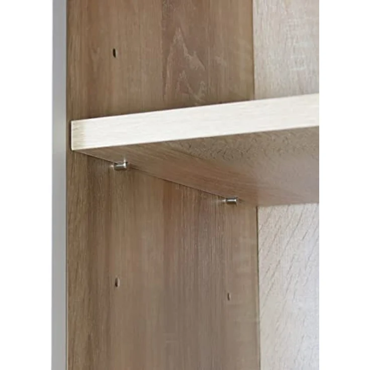 Stabilo Sanitär Waschbeckenunterschrank Waschbeckenunterschrank "Berta" Holz/Eichen Optik Seitenfächern mit Seitenfächern – Bild 5