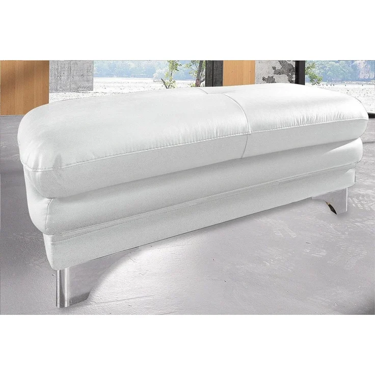 COTTA Polstergarnitur Enterprise, (Set), Set bestehend aus: 2-Sitzer mit Kopfteilverstellung & Hocker – Bild 2