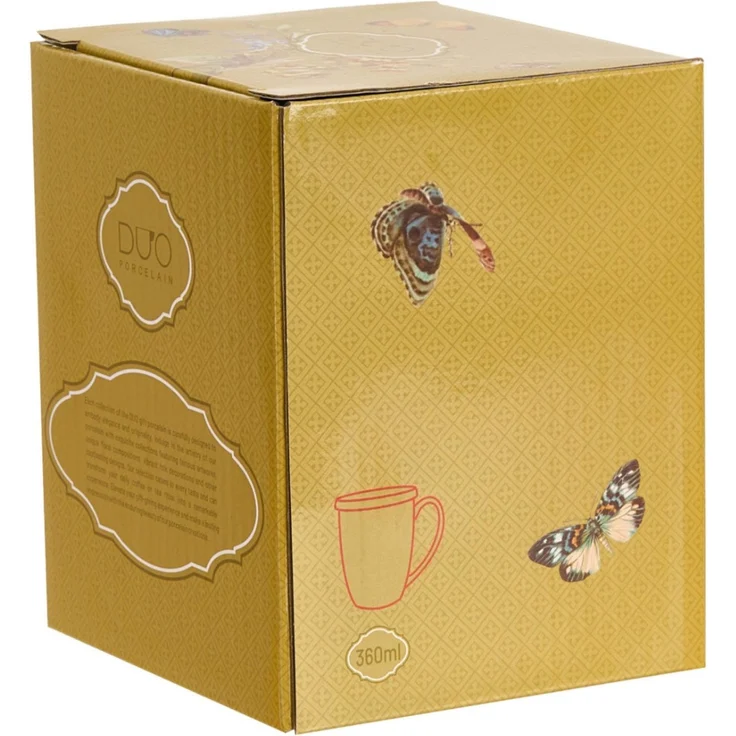 DUO Becher FLORAL RHAPSODY, 360 ml, mit Teesieb und Deckel, New Bone China Porzellan – Bild 7
