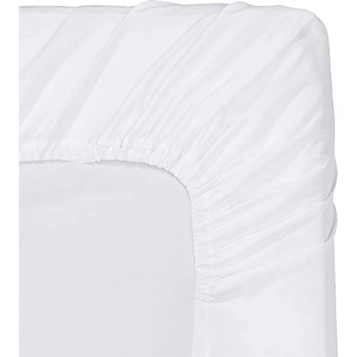 Utopia Bedding Spannbettlaken, aus weicher gebürsteten Mikrofaser, Tiefe Taschen, schrumpft und verblasst Nicht, pflegeleicht, 6 Stück (Doppelbett, Weiß) – Bild 4