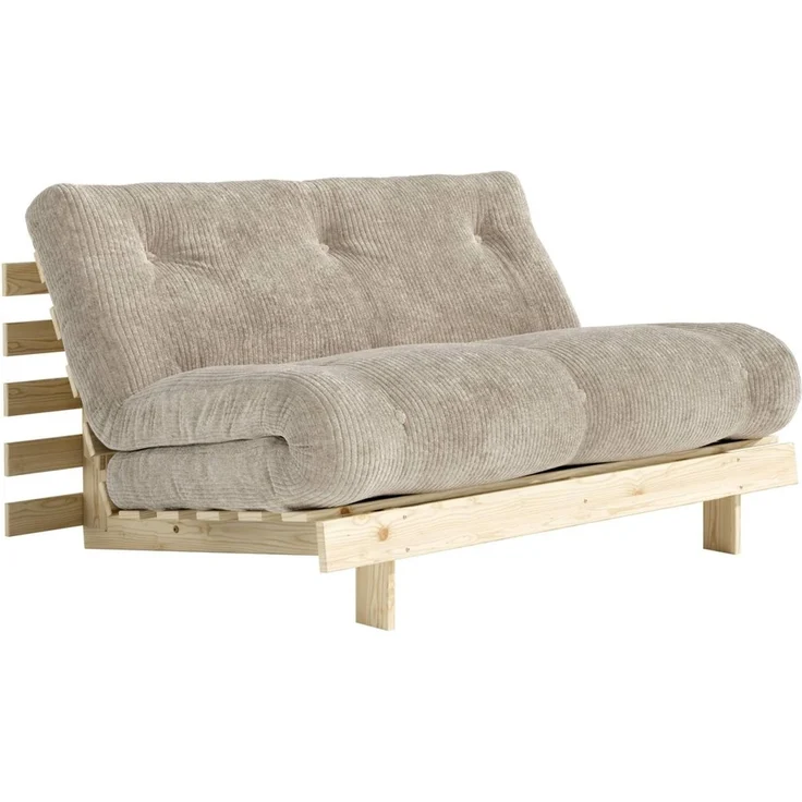 Schlafsofa Klappsofa ROOTS 140 Cord Soft Cream von KARUP – Bild 1