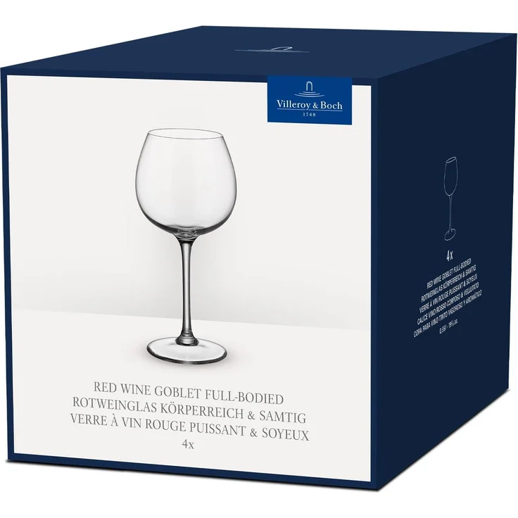 Villeroy & Boch Purismo Wine Burgunder Rotweinglas 200 ml 4er Set – Bild 2