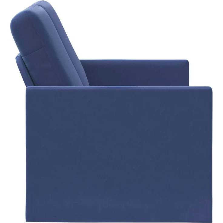 vidaXL 2-Sitzer Sofa Polizeiblau 150 x 81 x 82 cm Samt (V) 42041099 – Bild 3