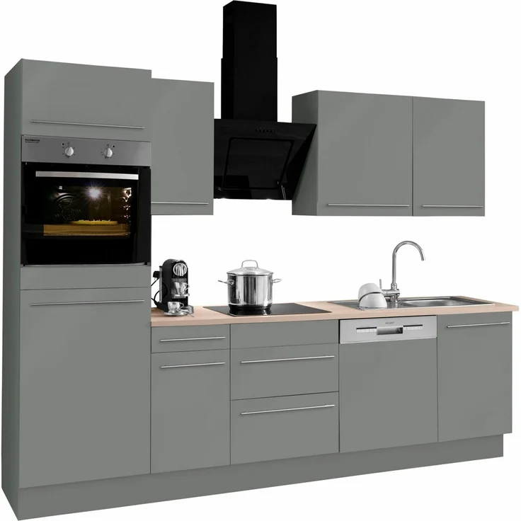 OPTIFIT Küchenzeile Bern, Breite 270 cm, wahlweise mit E-Geräten – Bild 1