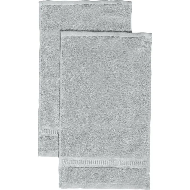 REDBEST Gästehandtuch Gästetuch "Chicago" 2er-Pack, Frottier (2-St), Walk-Frottier Uni