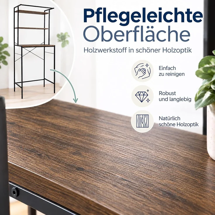 Relaxdays Waschmaschinenregal 3 Ablagen – Bild 10