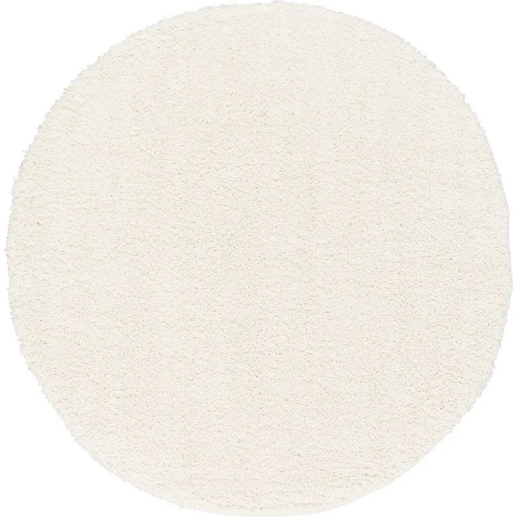 Pergamon Hochflor-Teppich Aloha Rund, Langflor mit 40 mm Florhöhe, modernes Design und pflegeleichtes Polypropylen