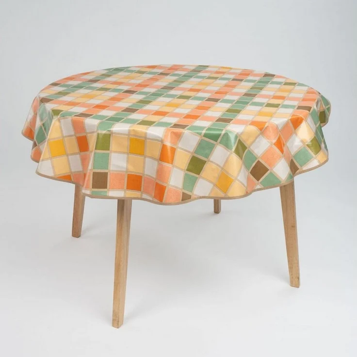 laro Tischdecke rund 140 cm wachstuchtischdecke Tischdecke abwaschbar – Bild 1