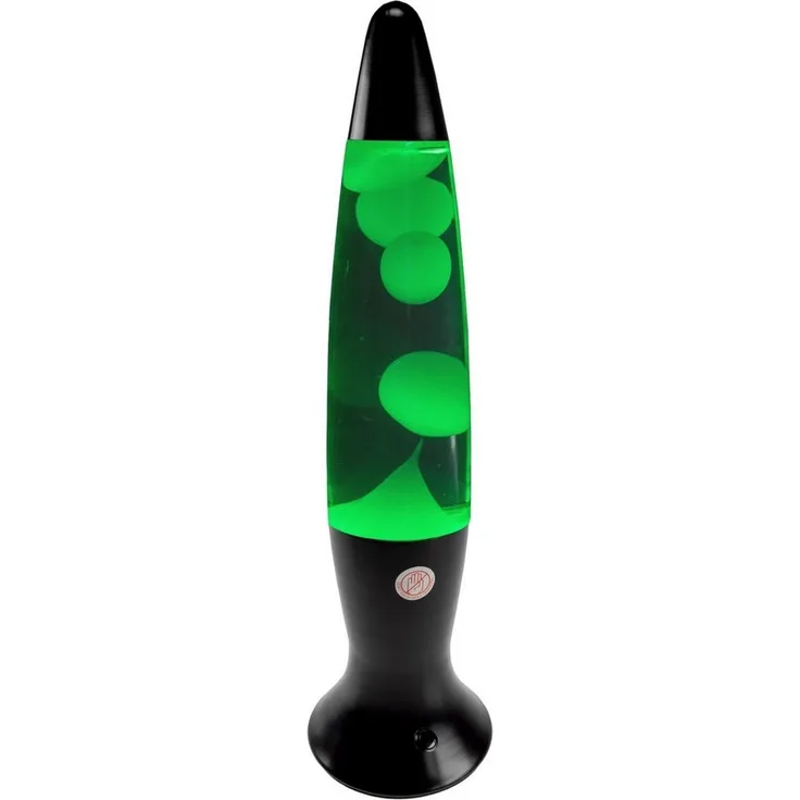 Lavalampe "CTL Funky LED" 40cm RGB Wasser & Wachs: Klar, Body: schwarz