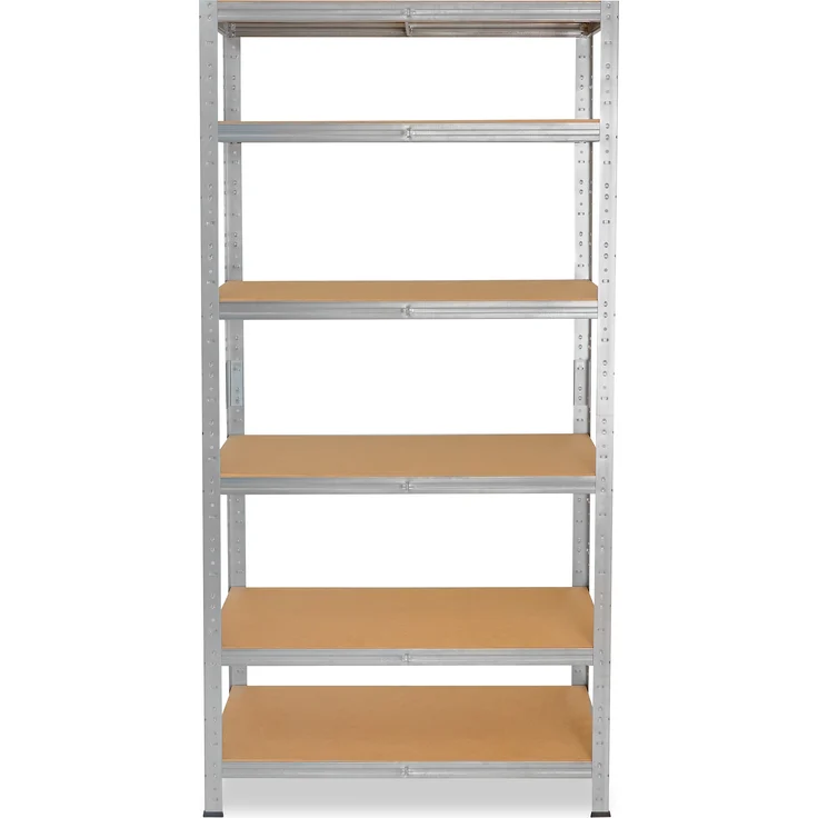 shelfplaza HOME 200x75x40 cm Schwerlastregal in grau-verzinkt mit 6 Böden und 145 kg Traglast pro Boden – Bild 5