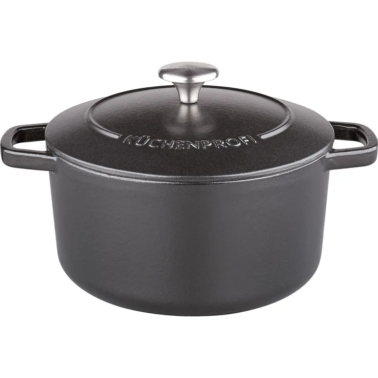 Bratentopf KÜCHENPROFI PROVENCE BHT 31.50x11.50x24 cm schwarz Topf Universaltopf Suppentopf Kochtopf