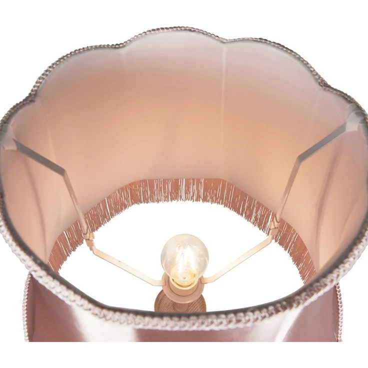 Qazqa Stehlampe Classico, ohne Leuchtmittel, E27, Rosa, Retro, Holz, 1-flammig – Bild 2