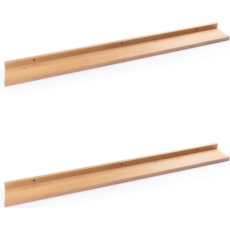 Home4You Deko-Wandregal Bilderleisten 2er Set, Spar-Set – Bild 1