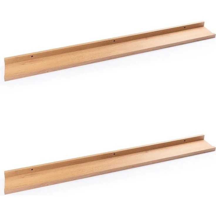 Home4You Deko-Wandregal Bilderleisten 2er Set, Spar-Set