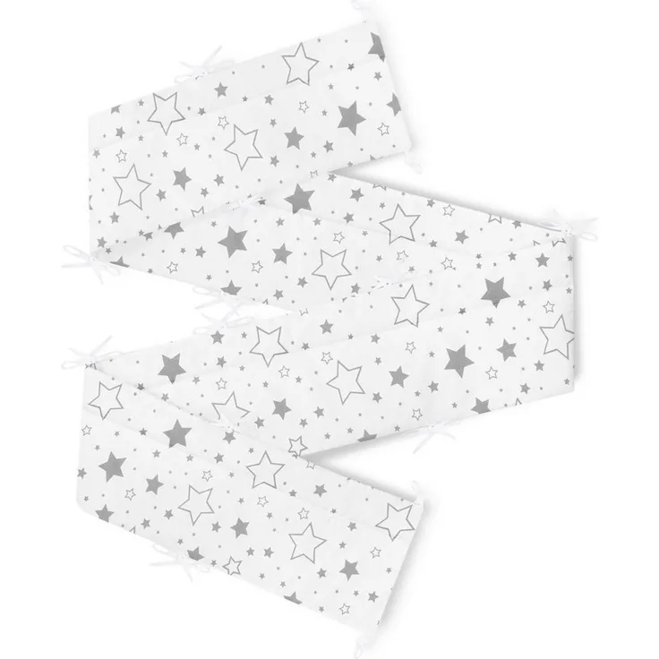 Amilian Bettnestchen Bettumrandung 360x30 cm für Babybett 120 x 60 cm geeignet (rundherum), (Nestchen, Kantenschutz), Umrandungen