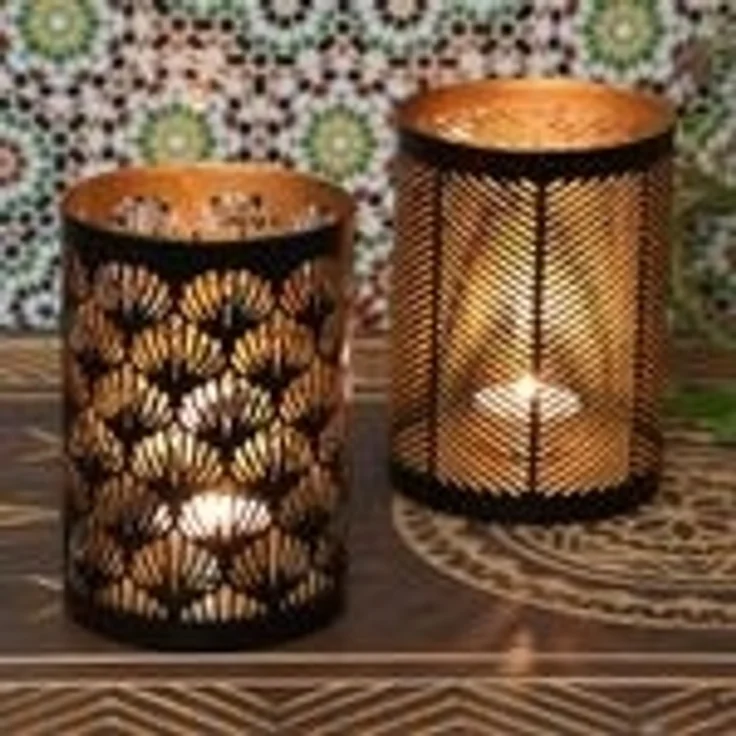 Orientalisches Windlicht Lucca 2er Set – Bild 4