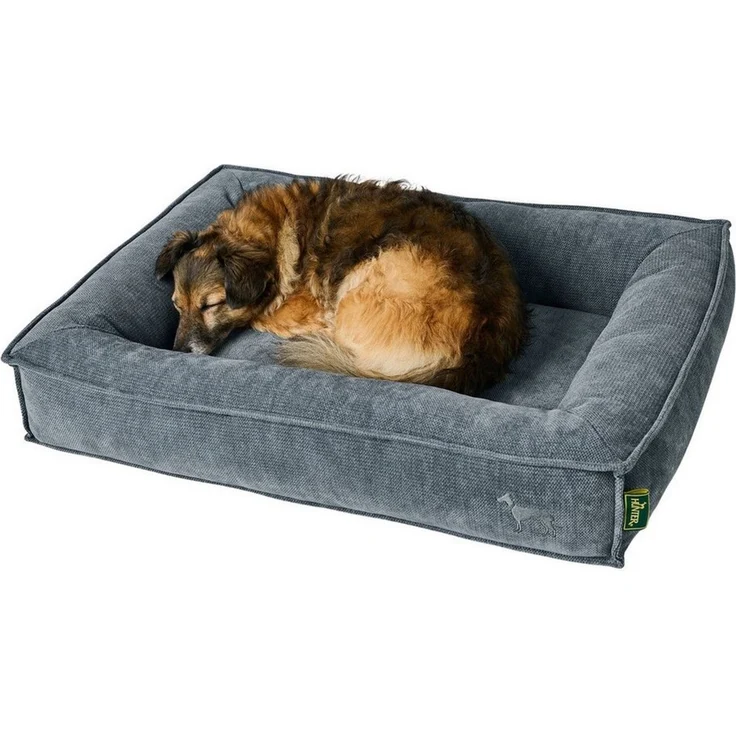 Hunter Tierbedarf Tierbett Orthopädisches Hundebett Melun graublau – Bild 2