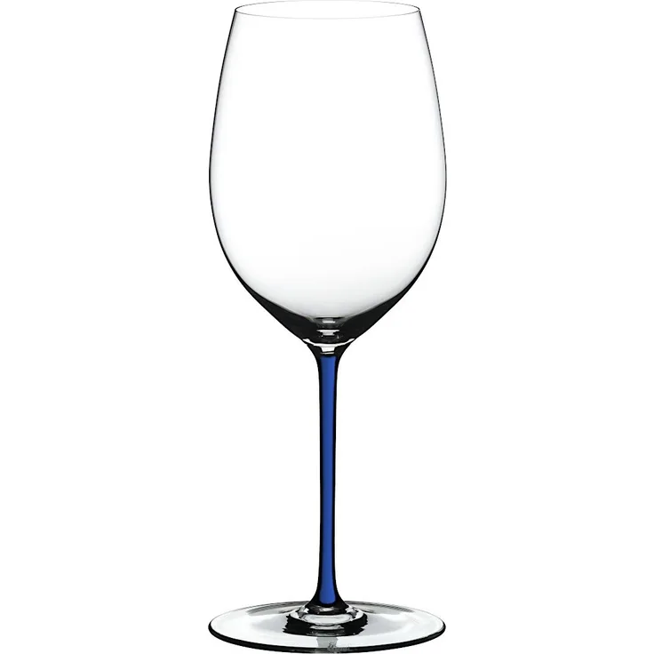 RIEDEL 4900/0D FATTO A MANO Cabernet / Merlot Weinglas - Stiel DUNKELBLAU