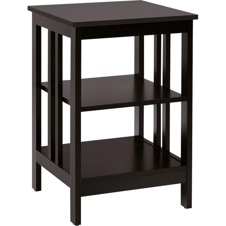 COSTWAY Nachttisch 3 Ebenen Beistelltisch (1-St), II-förmig, 40x40x61cm – Bild 5