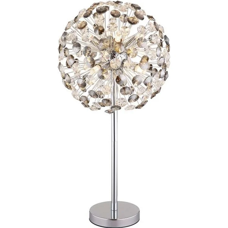GLOBO LIGHTING Tischleuchte KATRINA, LED fest integriert, Warmweiß, Tischlampe Nachttischlampe Deko-Tischleuchte Schlafzimmer – Bild 4