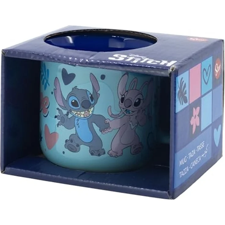 Disney Stitch Geschenkbox Tasse 355 ml Keramiktasse für Heißgetränke – Bild 3