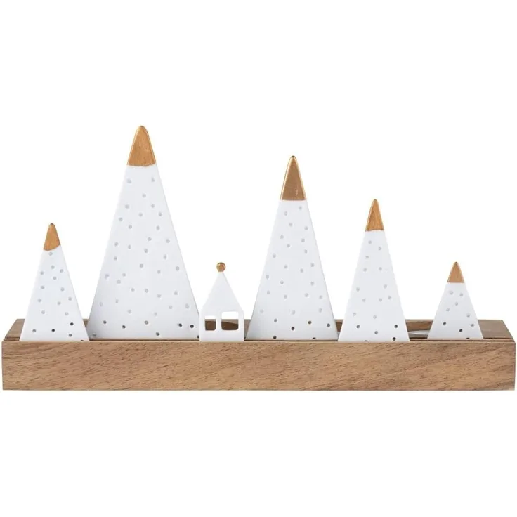 Räder Living Xmas Lichtobjekt Berge 25X7X13,5 cm