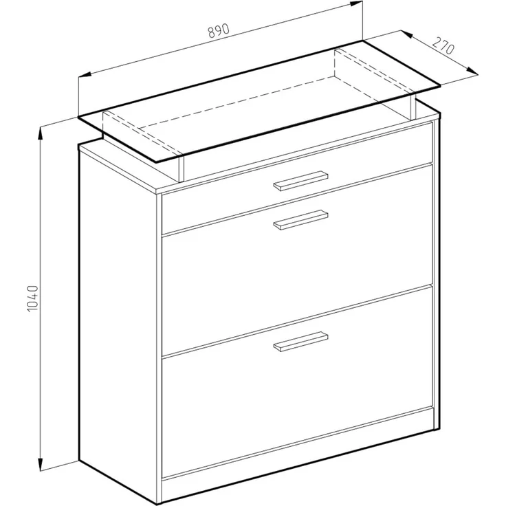 Schuhkipper Alex Sonoma 89 x 104 cm Vicco – Bild 3